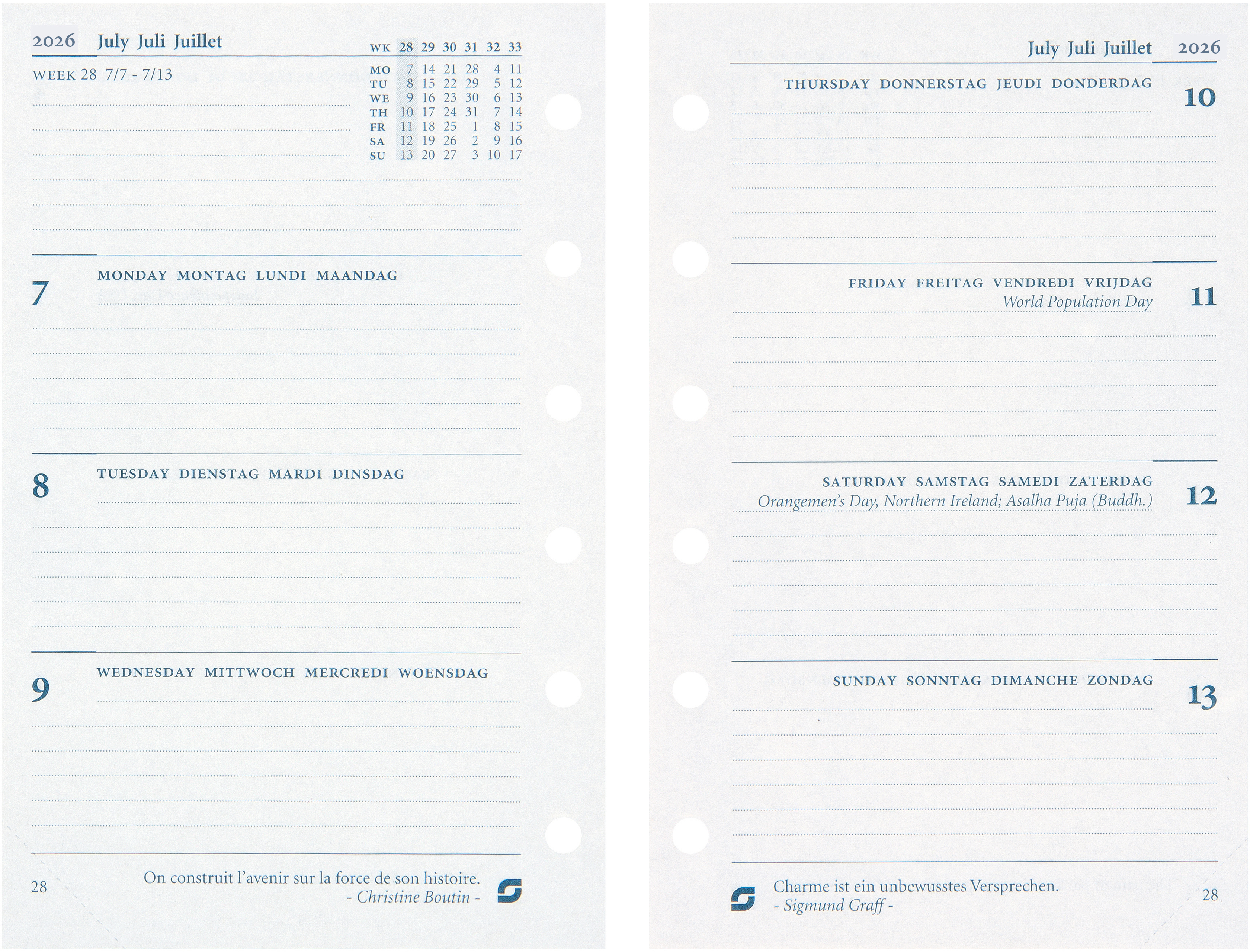 photo SUCCES Agenda Junior 2026 842207000026U 1S/2P recharge 8x12.5cm