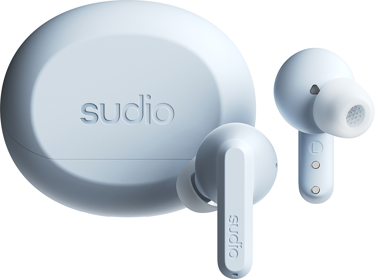 photo SUDIO Noise Cancelling Earbuds A3PROBLU A3 Pro, Blue, Wireless