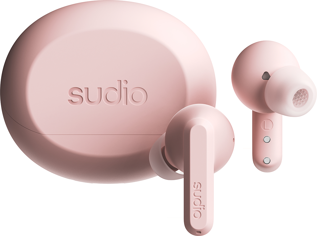 photo SUDIO Noise Cancelling Earbuds A3PROPNK A3 Pro, Pink, Wireless