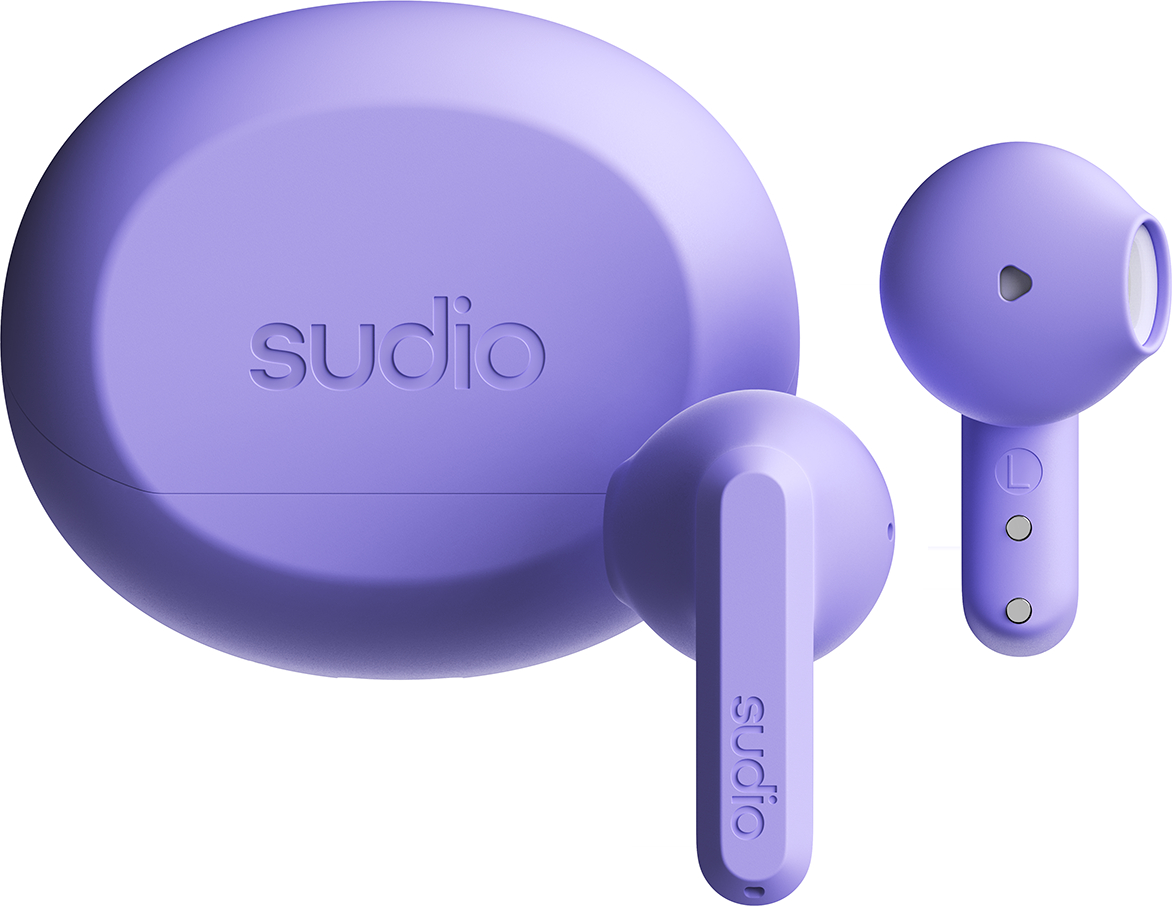 photo SUDIO Wireless Earbuds A3PUR A3, Purple