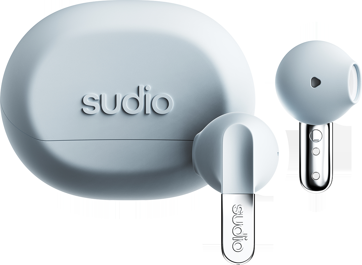 photo SUDIO Wireless Earbuds N3BLU N3, Blue