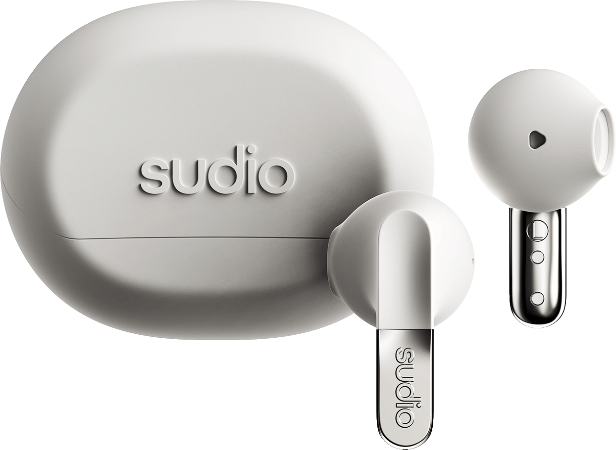 photo SUDIO Wireless Earbuds N3WHT N3, White