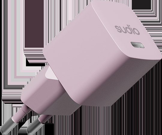 photo SUDIO USB-C GaN Wall Charger 25W P1EUPNK P1 EU, Pink