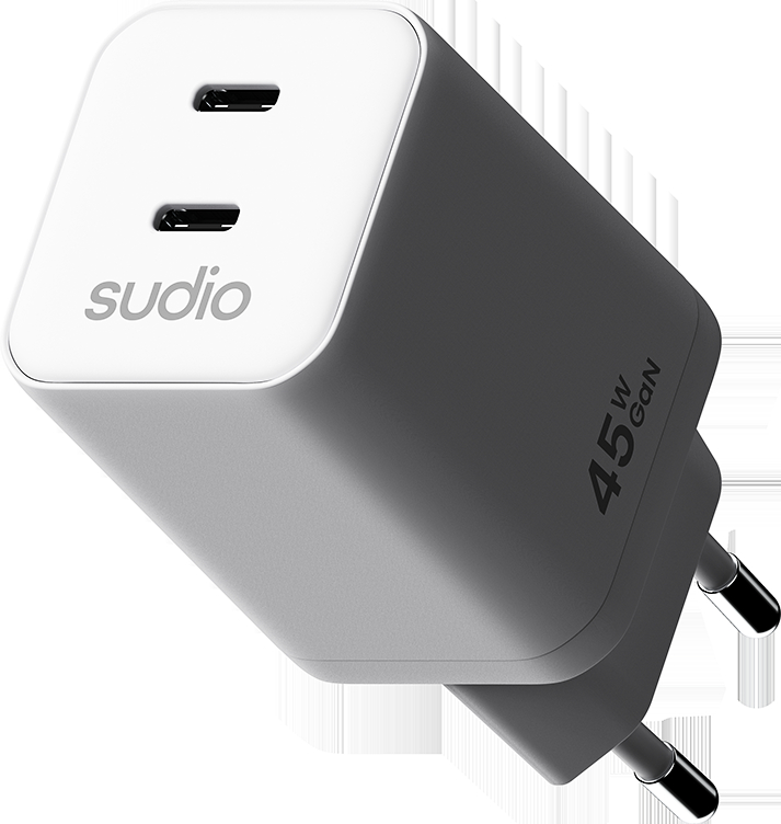 photo SUDIO USB-C GaN Wall Charger 45W P2EUWHT P2 EU, White