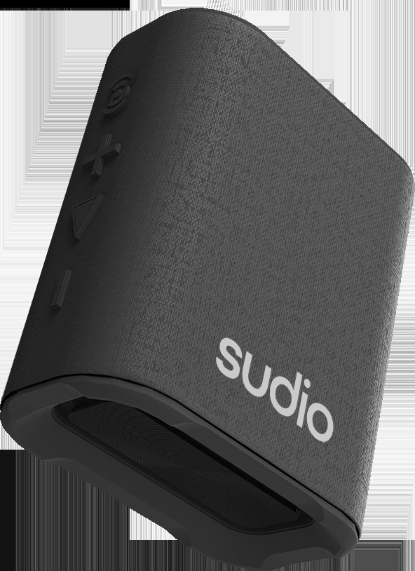 photo SUDIO Mini Portable Speaker S2BLK S2, Black