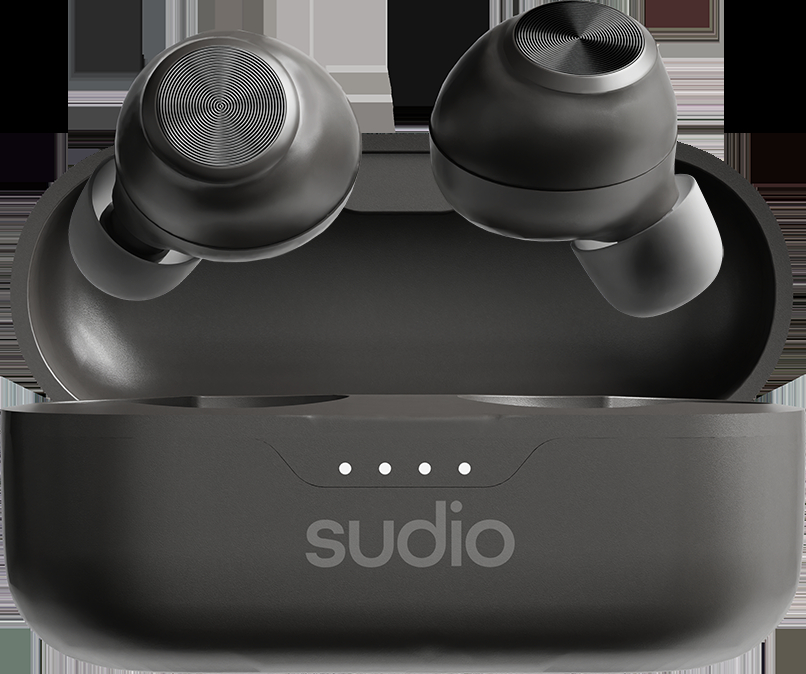 photo SUDIO Wireless Earbuds T3BLK T3, Black, Wireless
