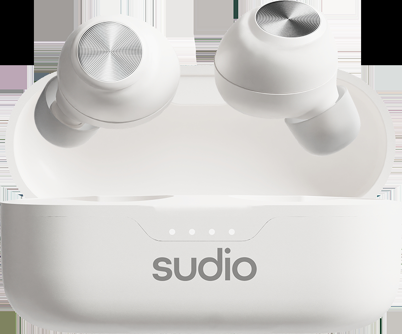 photo SUDIO Wireless Earbuds T3WHT T3, White, Wireless