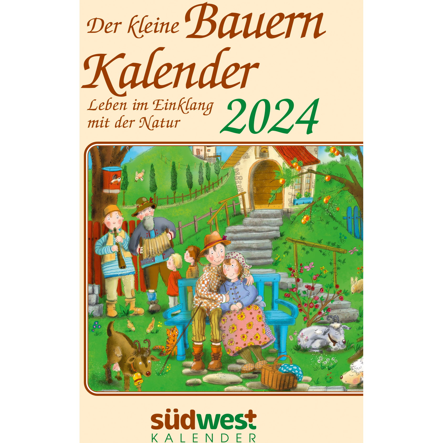 SÜDWEST Der kleine Bauernkalender 2024 42939152 DE 10x15.5cm