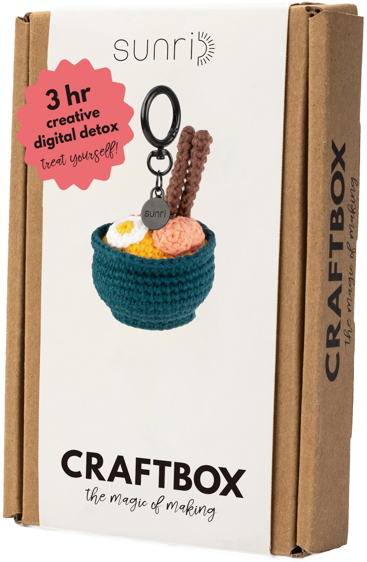 photo SUNRI Kit de crochet Porte-clés DIY605 Ramen