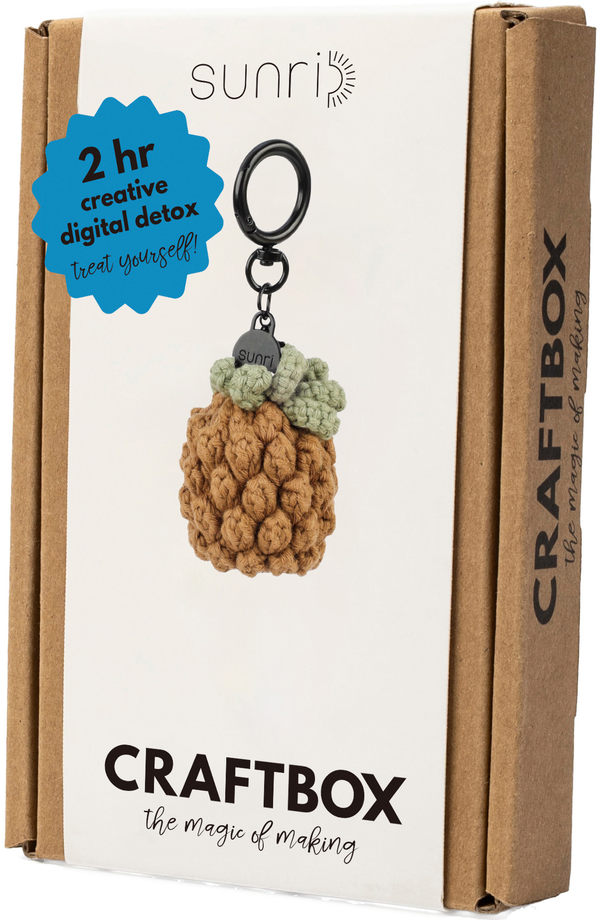 photo SUNRI Kit de crochet Porte-clés DIY608 Pineapple