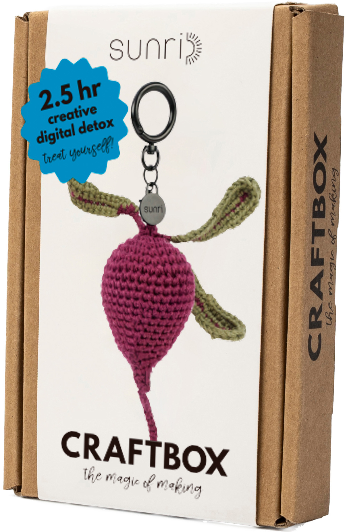 photo SUNRI Kit de crochet Porte-clés DIY612 Beet