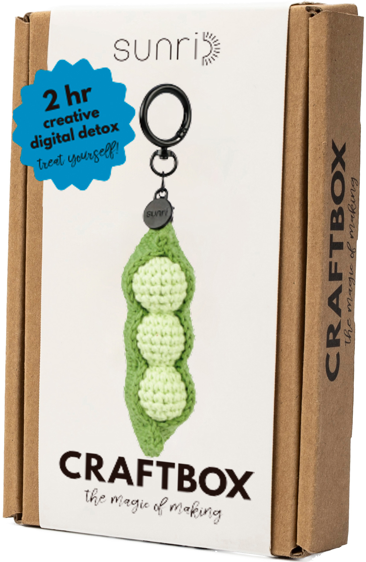 photo SUNRI Kit de crochet Porte-clés DIY613 Peas