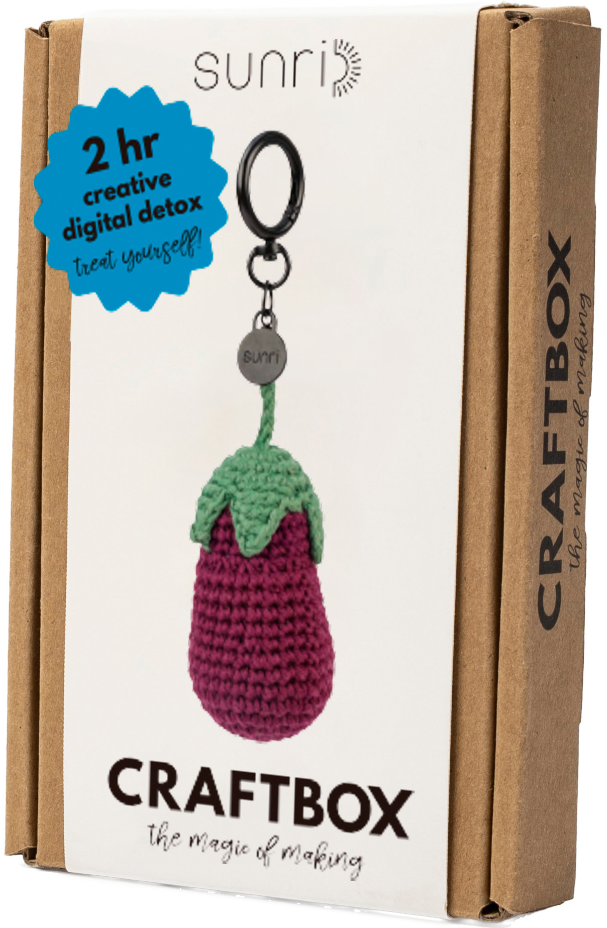 photo SUNRI Kit de crochet Porte-clés DIY616 Eggplant