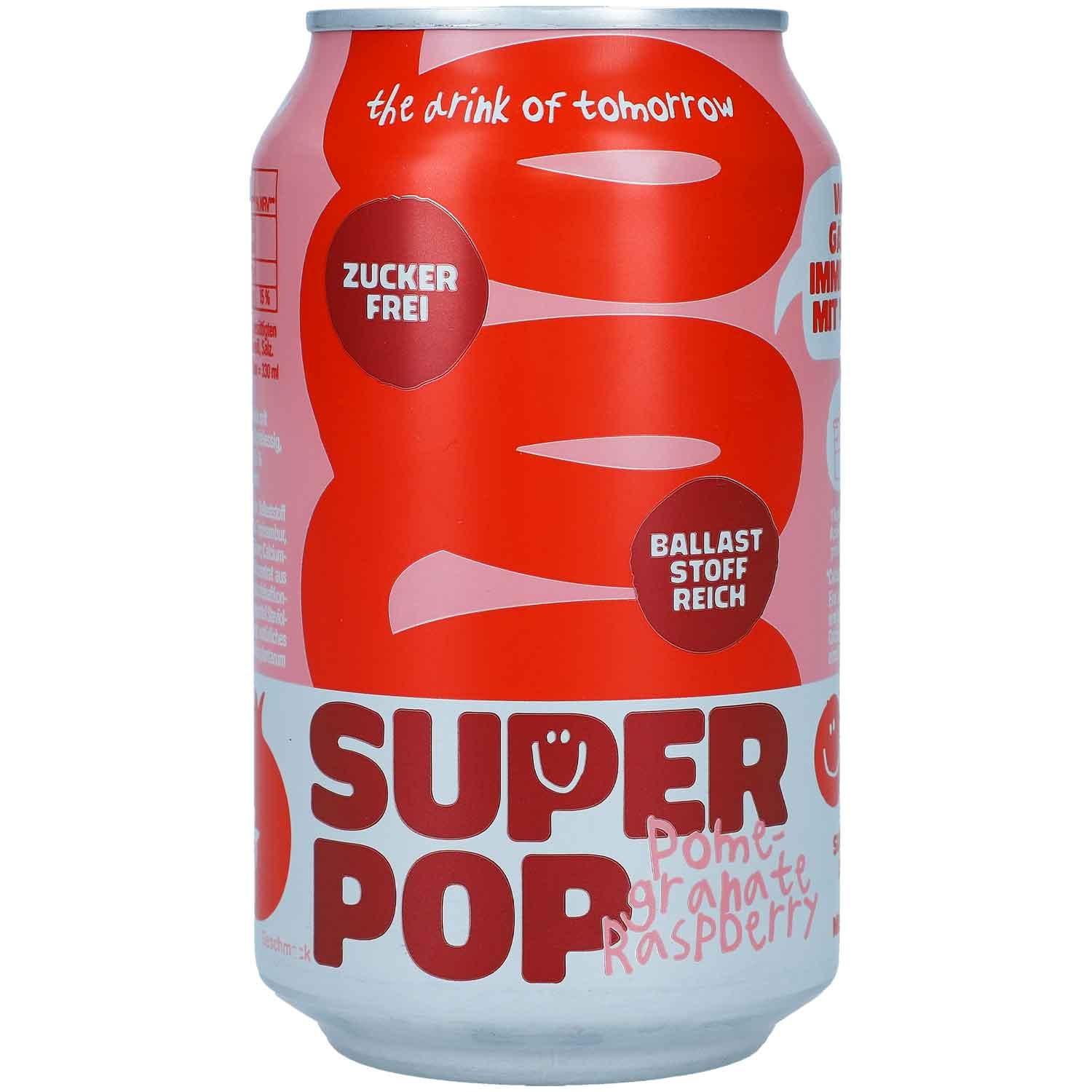 photo SUPER POP Pomegranate-Raspberry UB96902 33cl, 24 pcs.