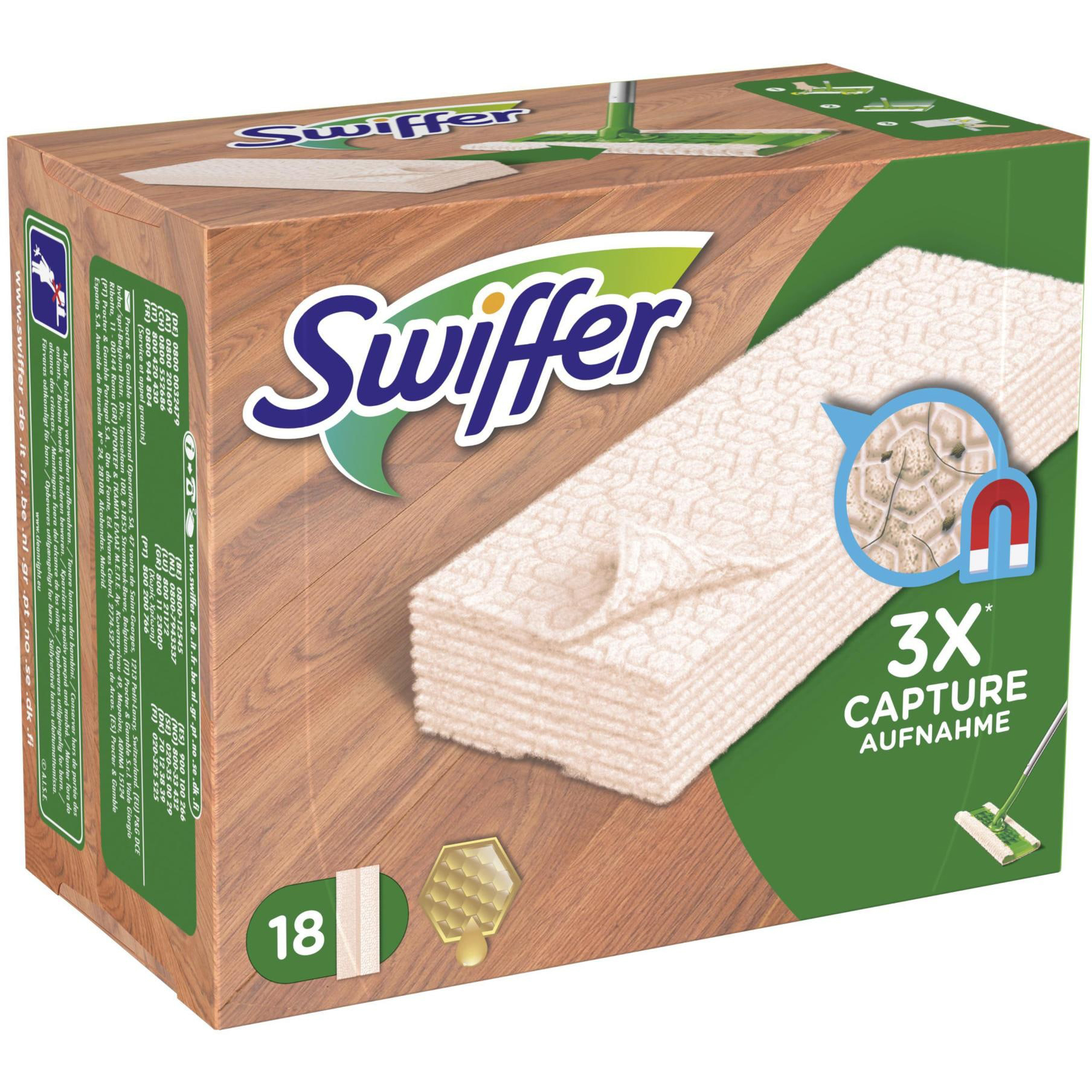 photo SWIFFER Wischtuch Holz & Parkett 5413149232754 18 Stück