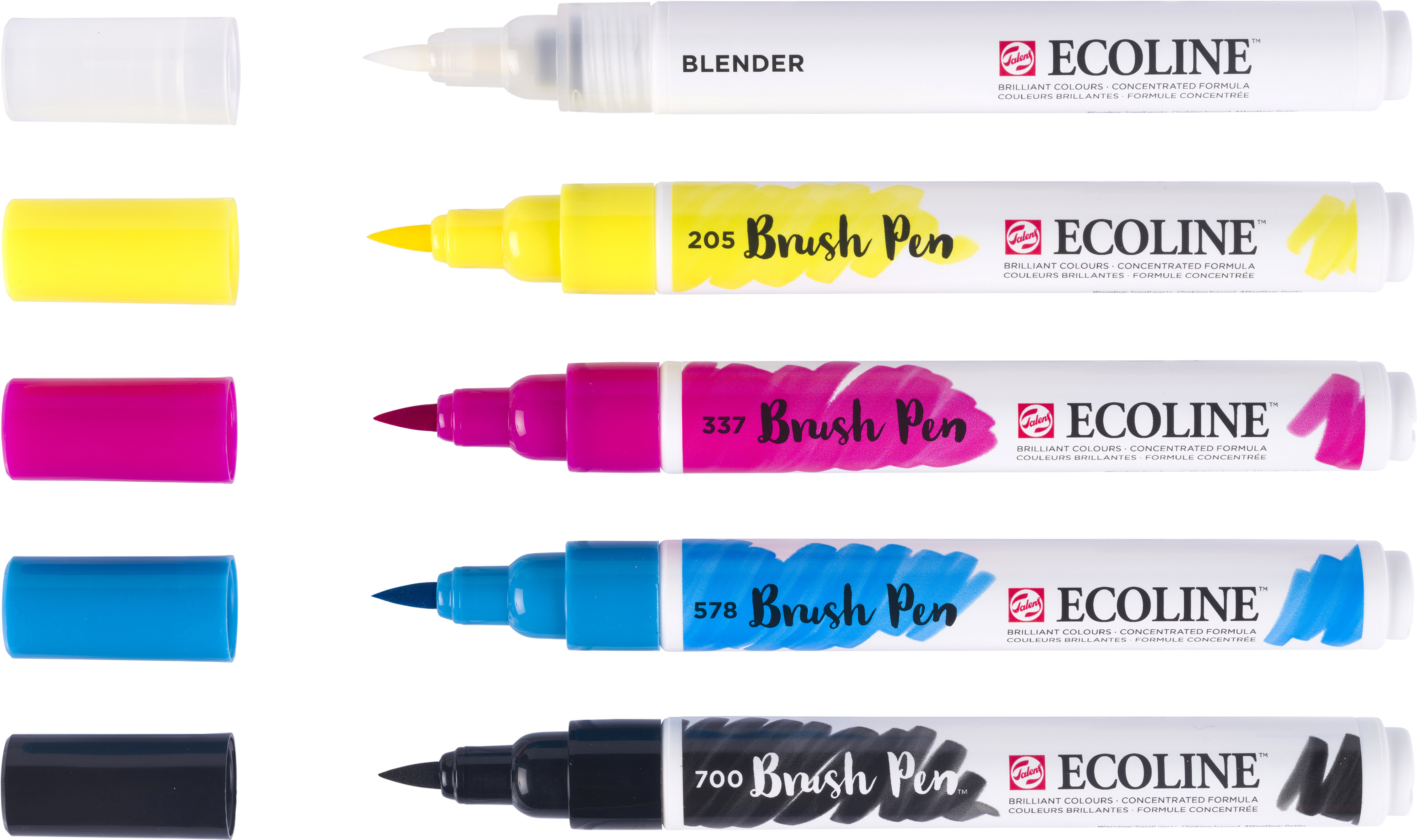 TALENS Ecoline Brush Pen Set 11509920 primaire 5 pcs.