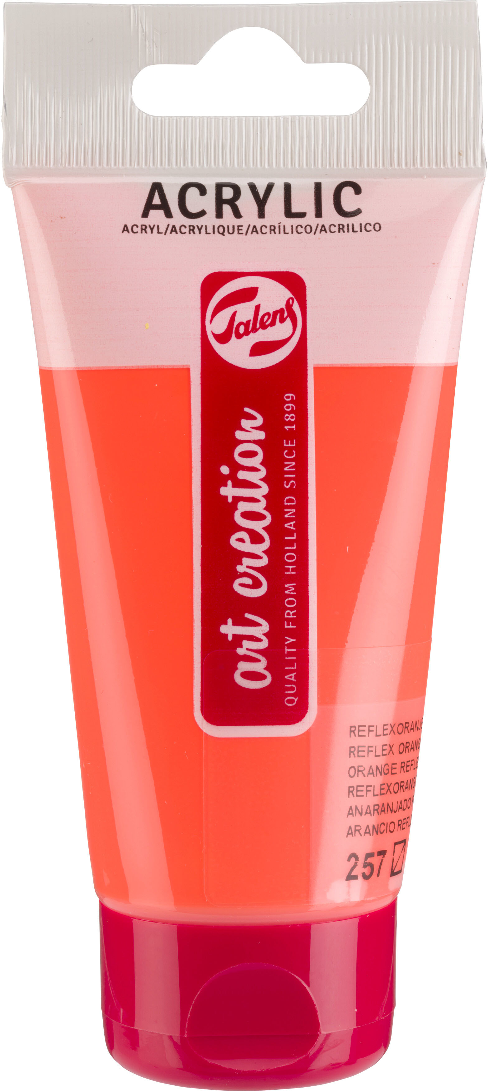 photo TALENS Peinture acrylique 75ml 3511257M Orange réflexe