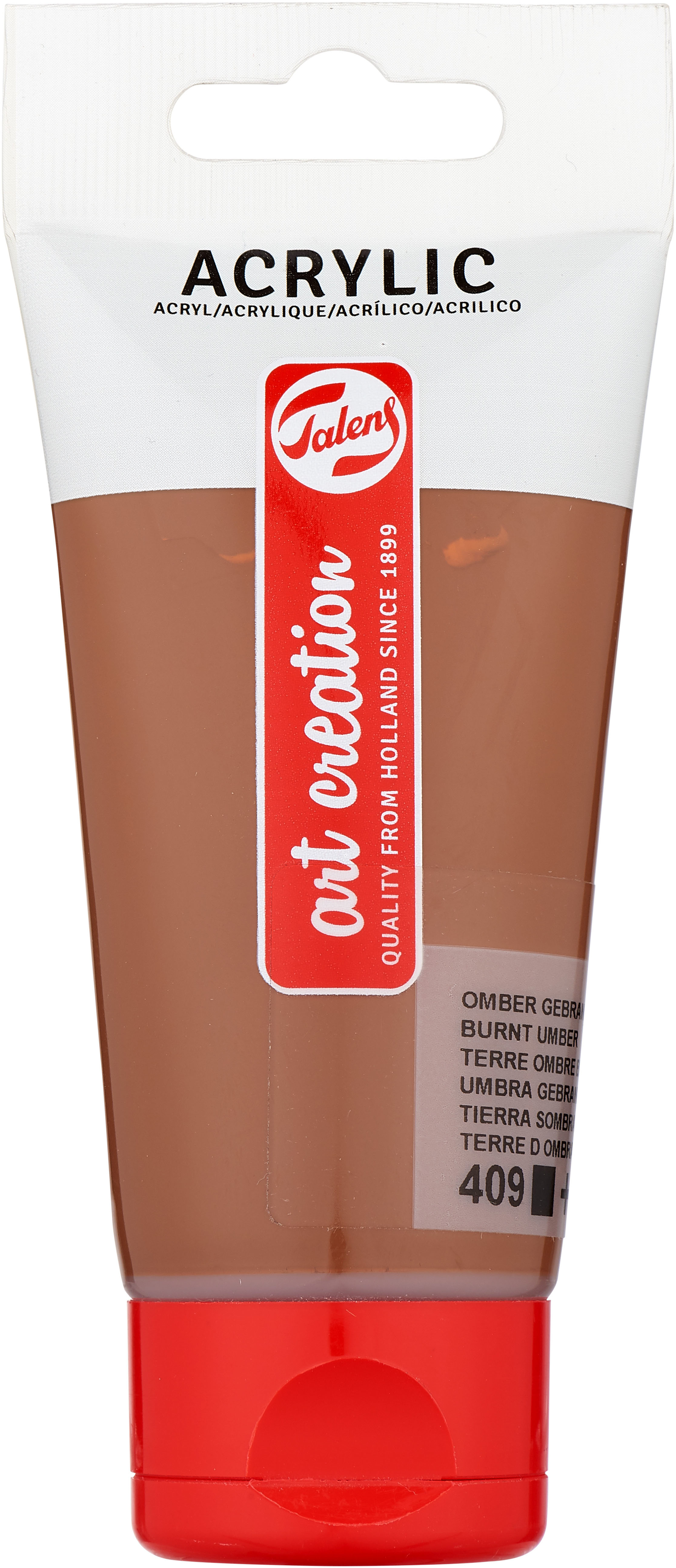 photo TALENS Peinture acrylique 75ml 3511409M Ombre brûlée