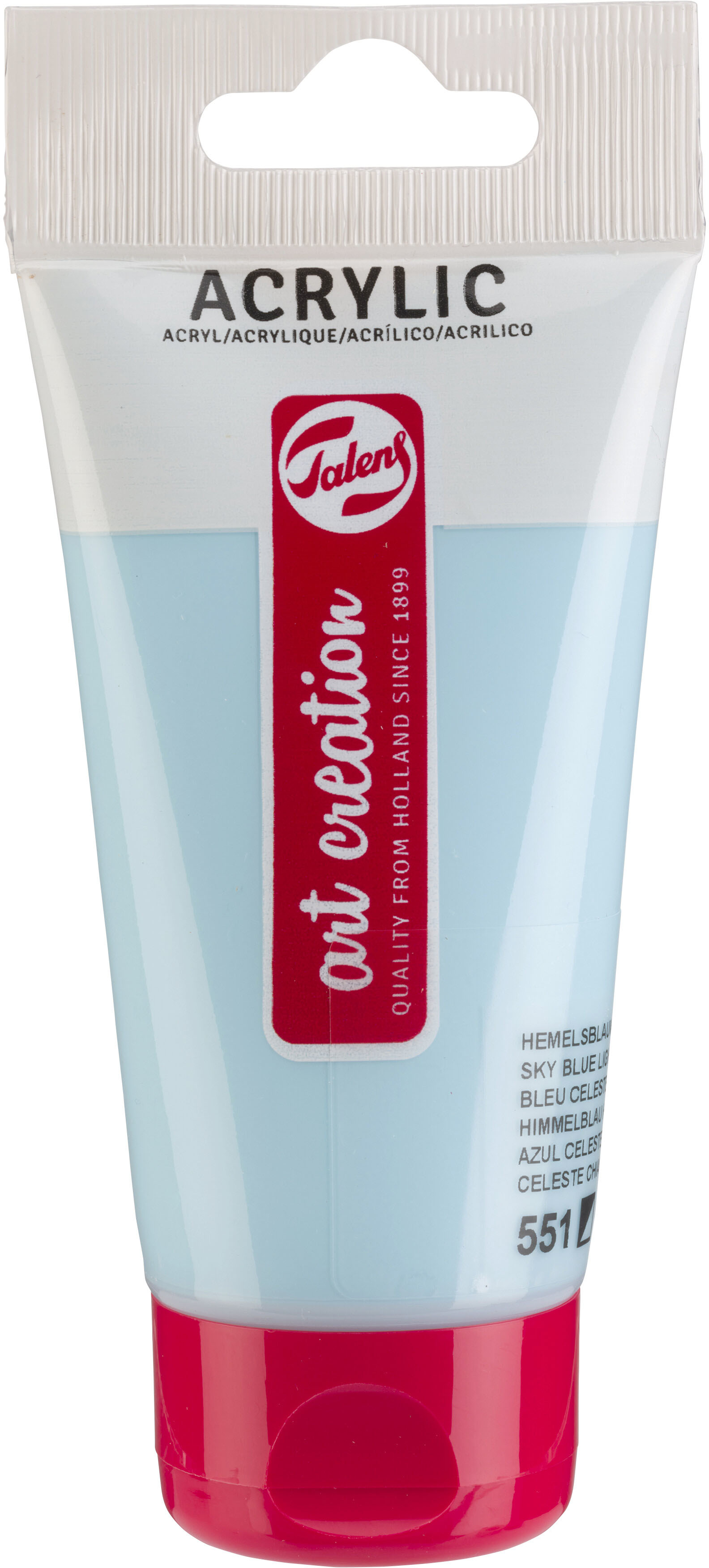 photo TALENS Peinture acrylique 75ml 3511551M Bleu ciel