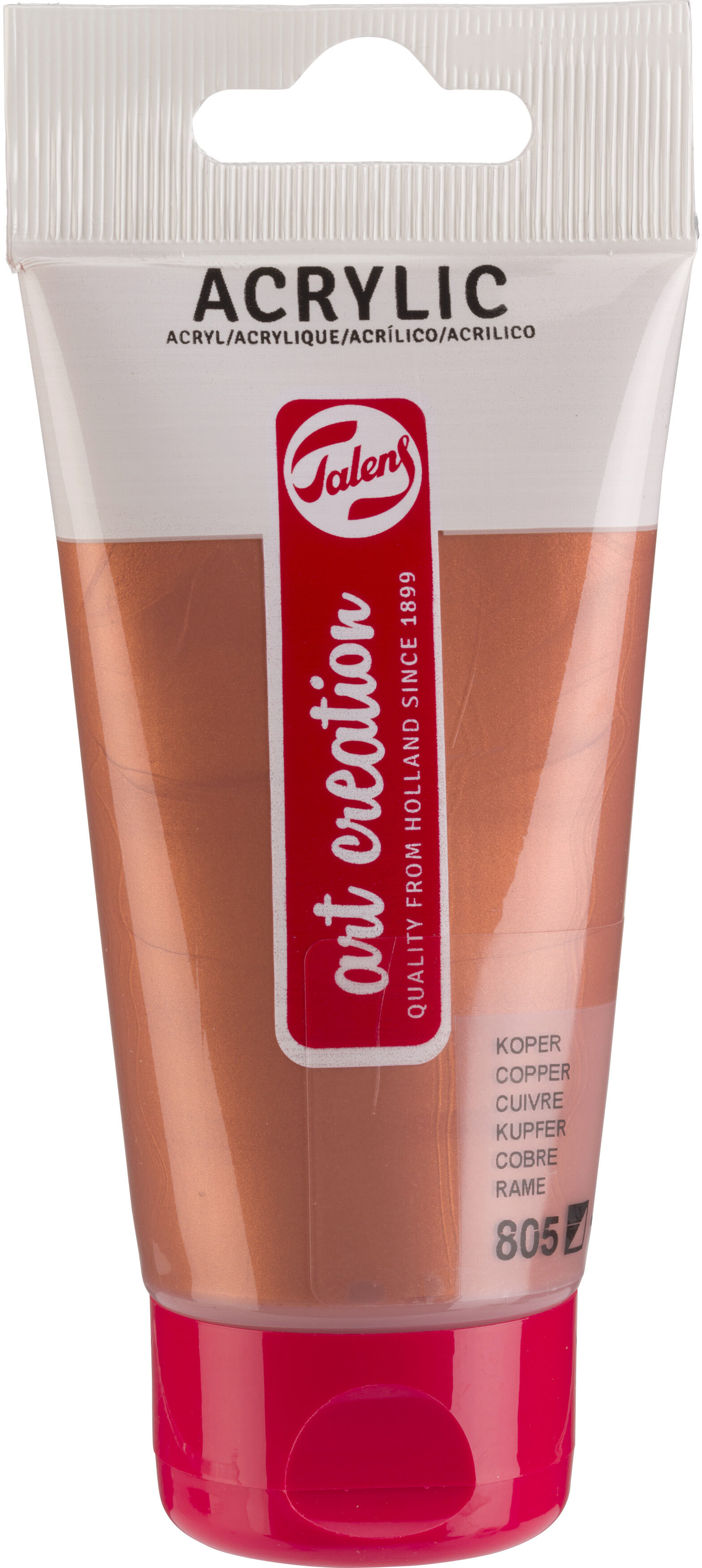 photo TALENS Peinture acrylique 75ml 3511805M Cuivre
