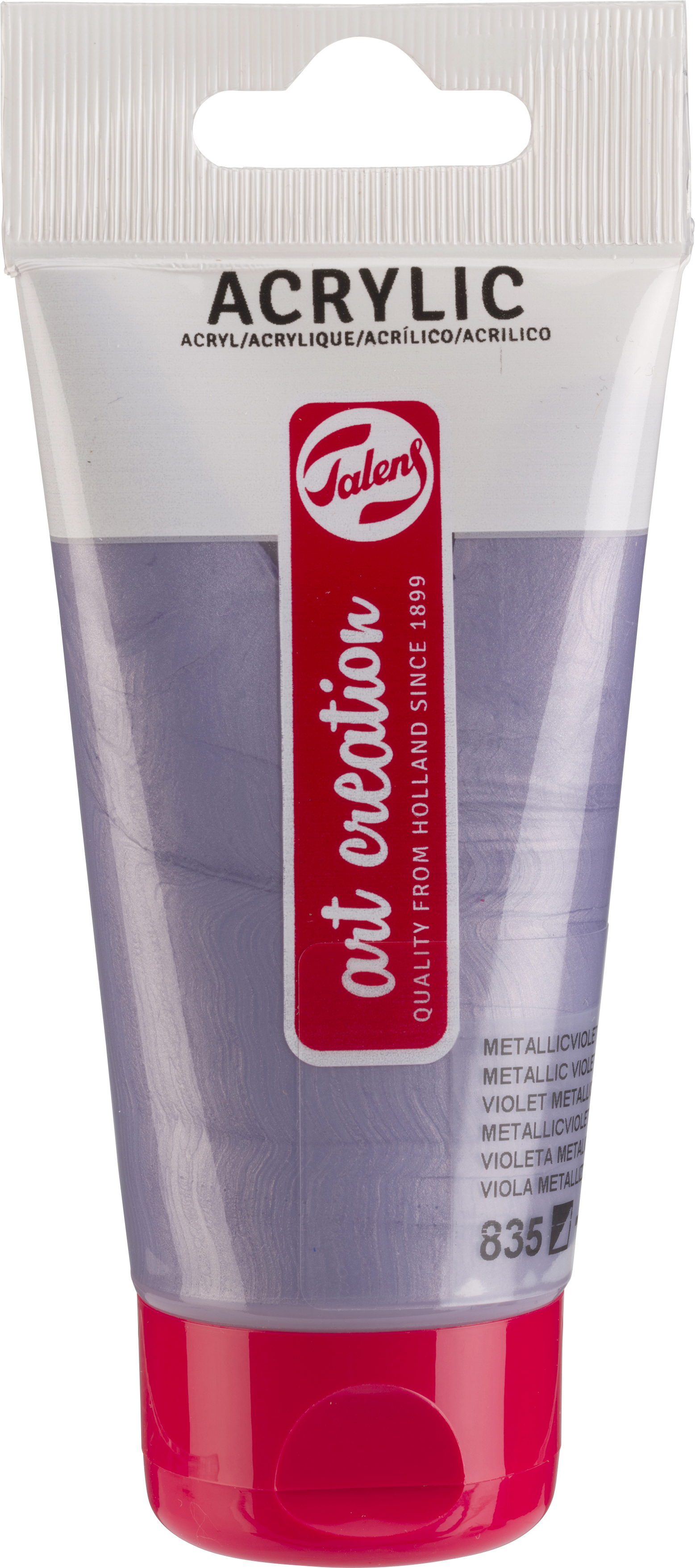 photo TALENS Peinture acrylique 75ml 3511835M violet métallisé 835