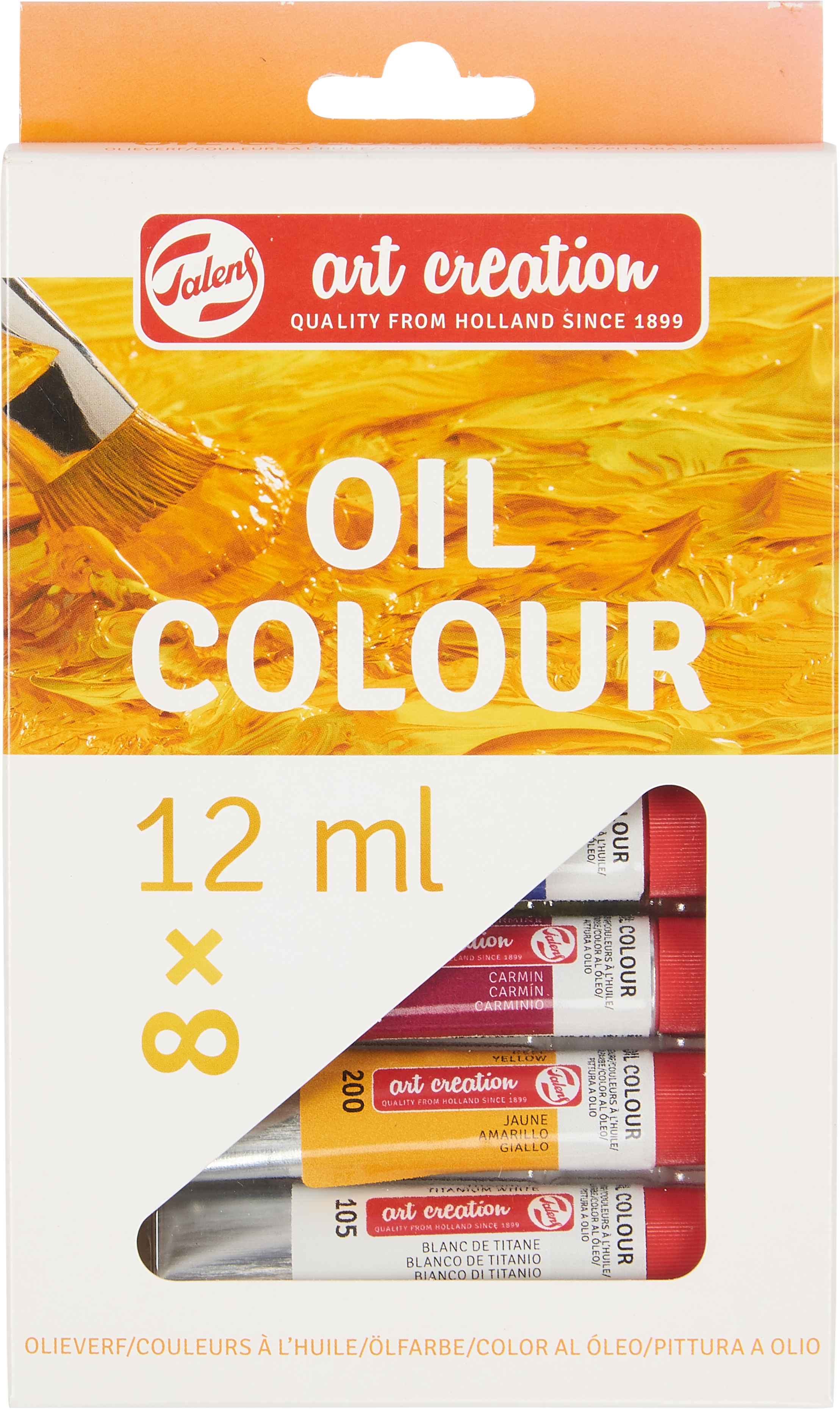 photo TALENS Oil paint set 8x12ml 9020108M
