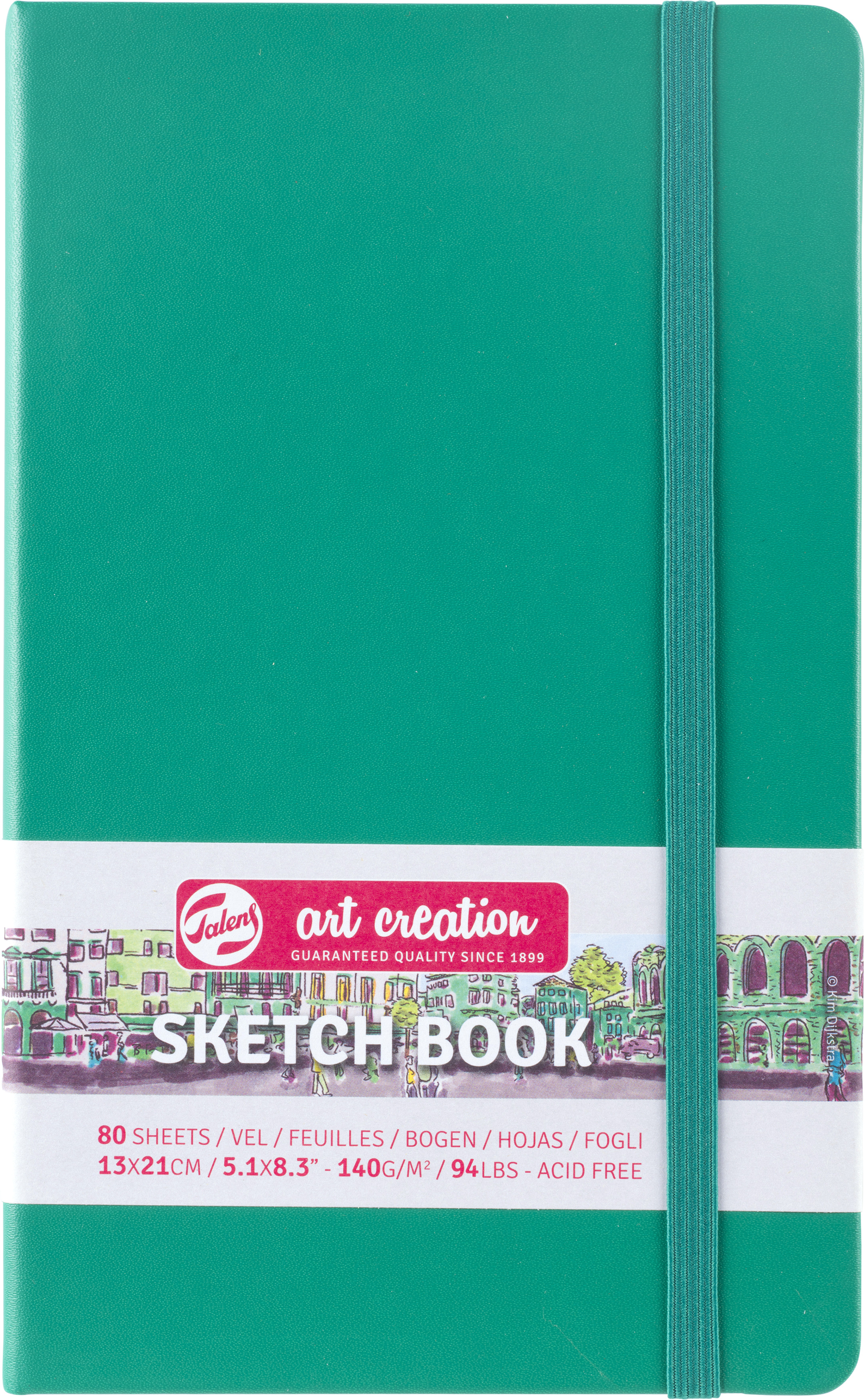 photo TALENS Sketchbook 13x21cm 9314332M vert forêt 80 pages