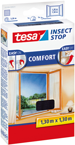 TESA Insect Stop COMFORT 1,3x1,3m 553960002 schwarz