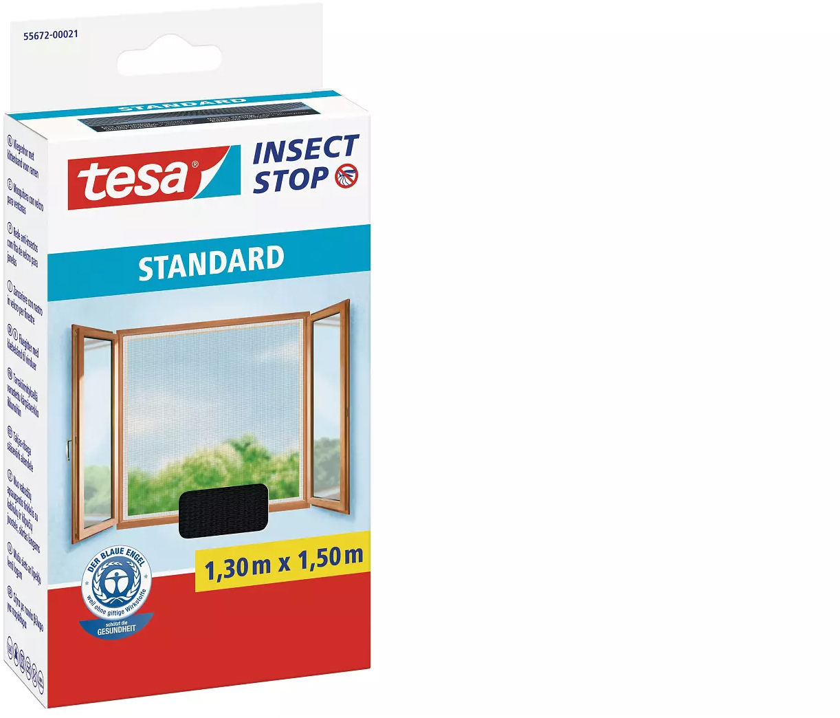 TESA Insect Stop STANDARD 1.3x1.5 m 55672 anthracite 1 pièce