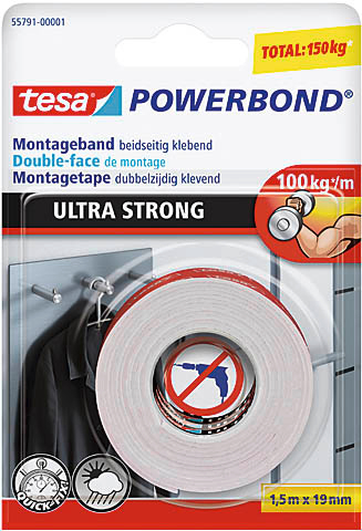 TESA Tapis Powerbond 19mmx1,5m 557910000