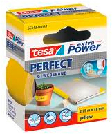 TESA Gewebeband Extra Power Perfect gelb 38mm x 2,75m<br>