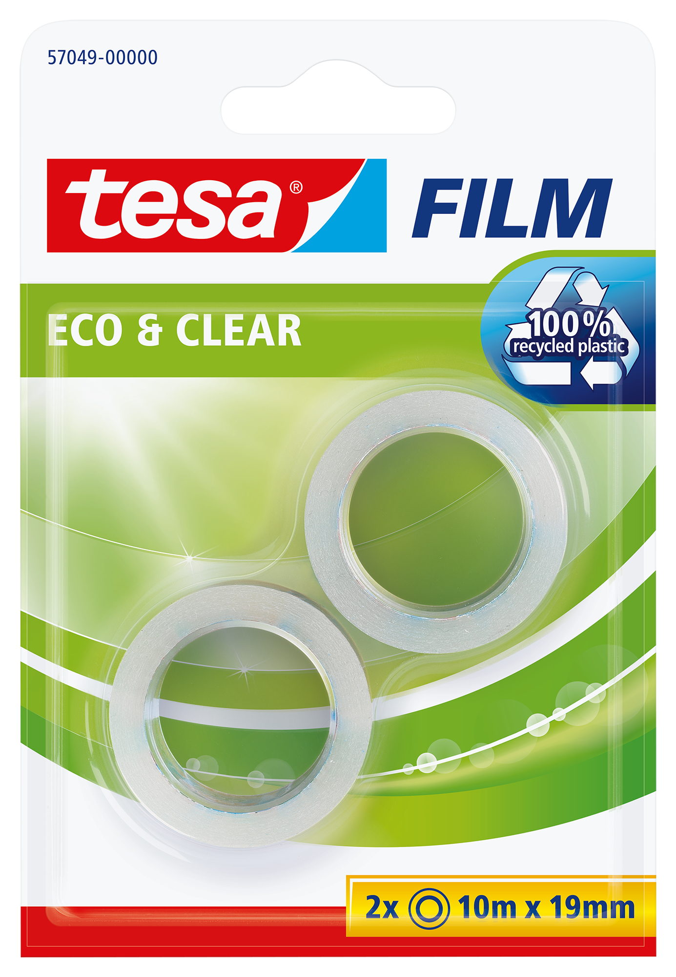 TESA Ruban eco & clear 19mmx10m 570490000