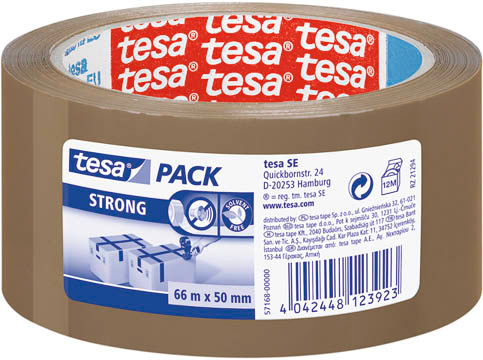 TESA Ruban d'emballage 50mmx66m 571680000 brun