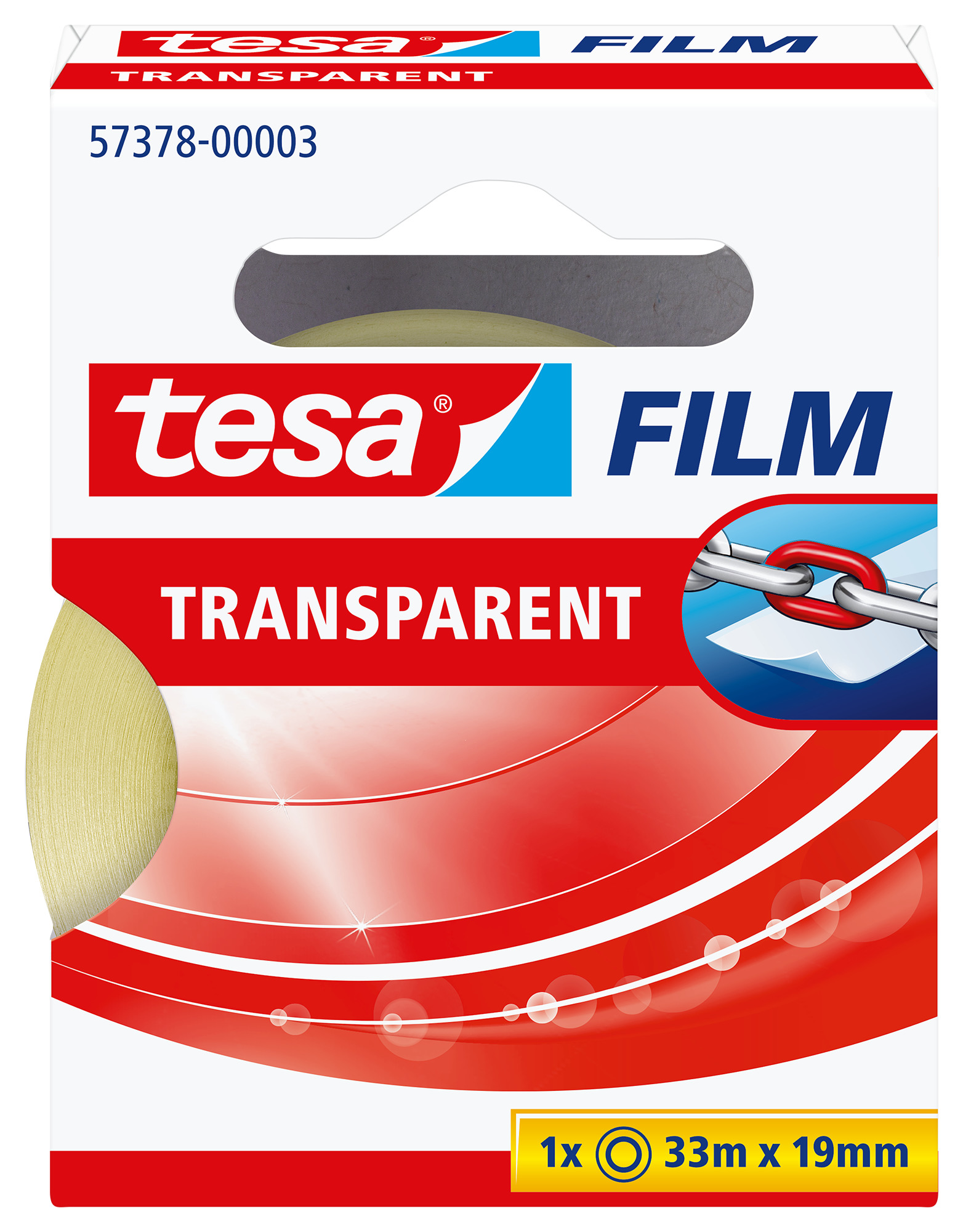 TESA tesafilm 19mmx33m 573780000 Refill transparent