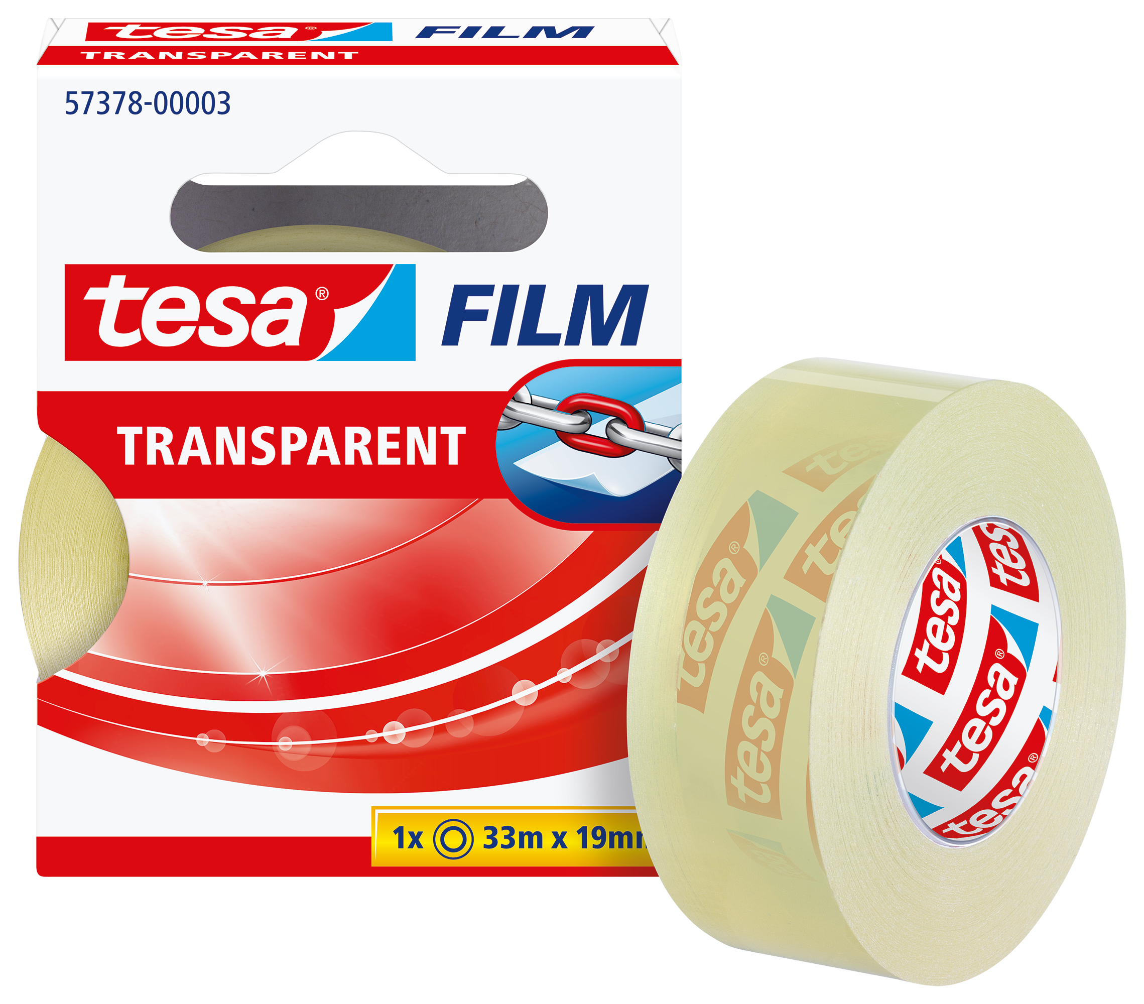 TESA tesafilm 19mmx33m 573780000 Refill transparent