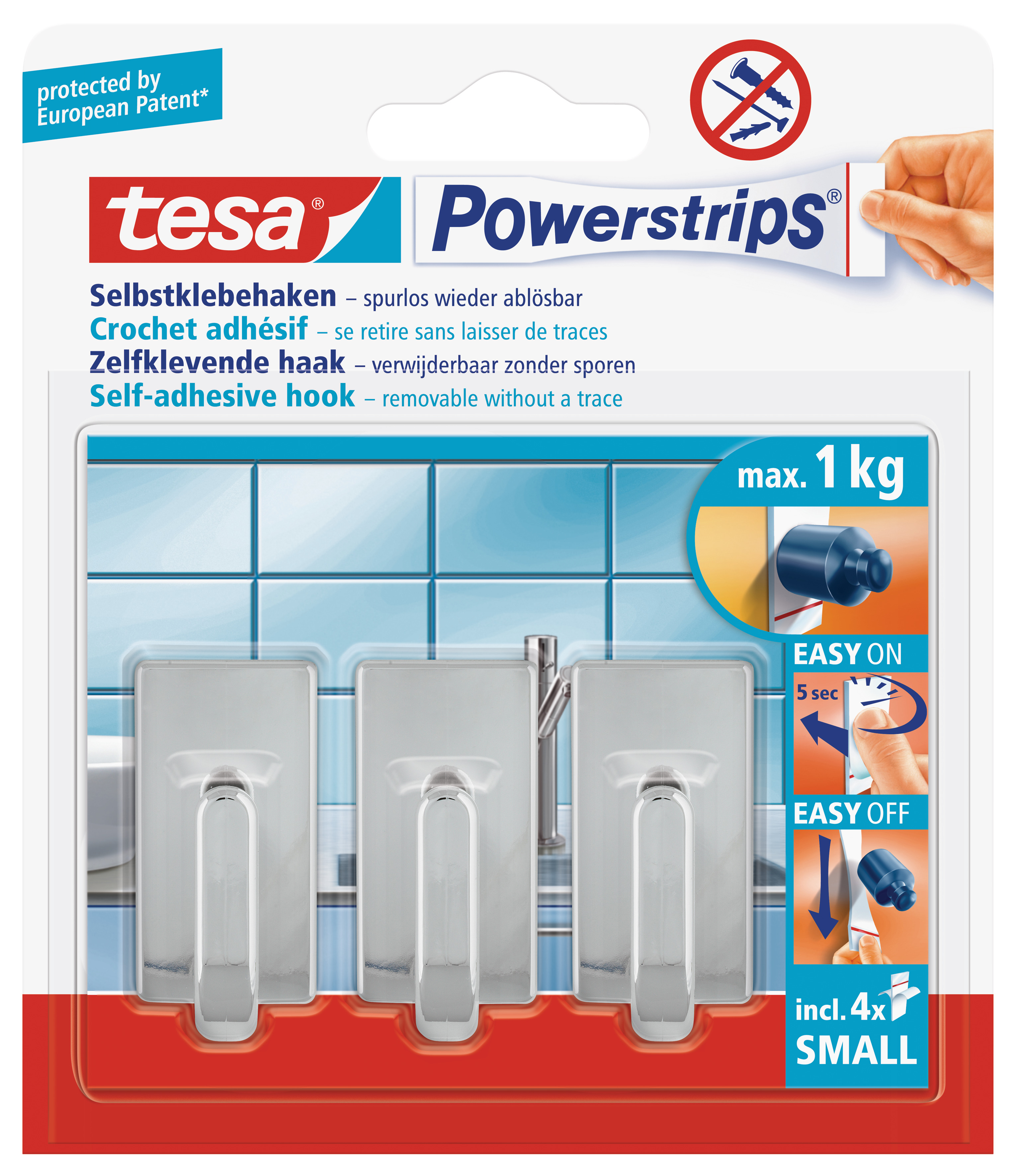 TESA Powerstrips S 575400001 chrom