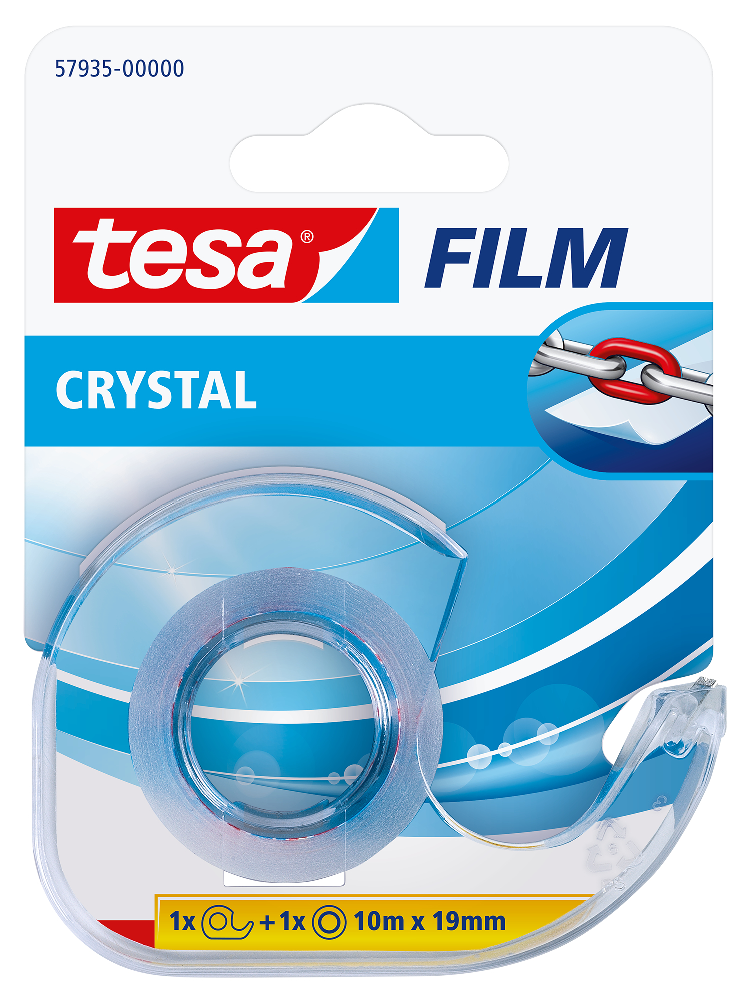 TESA Ruban crystal/Déroul. 19mmx10m 579350000 transparent