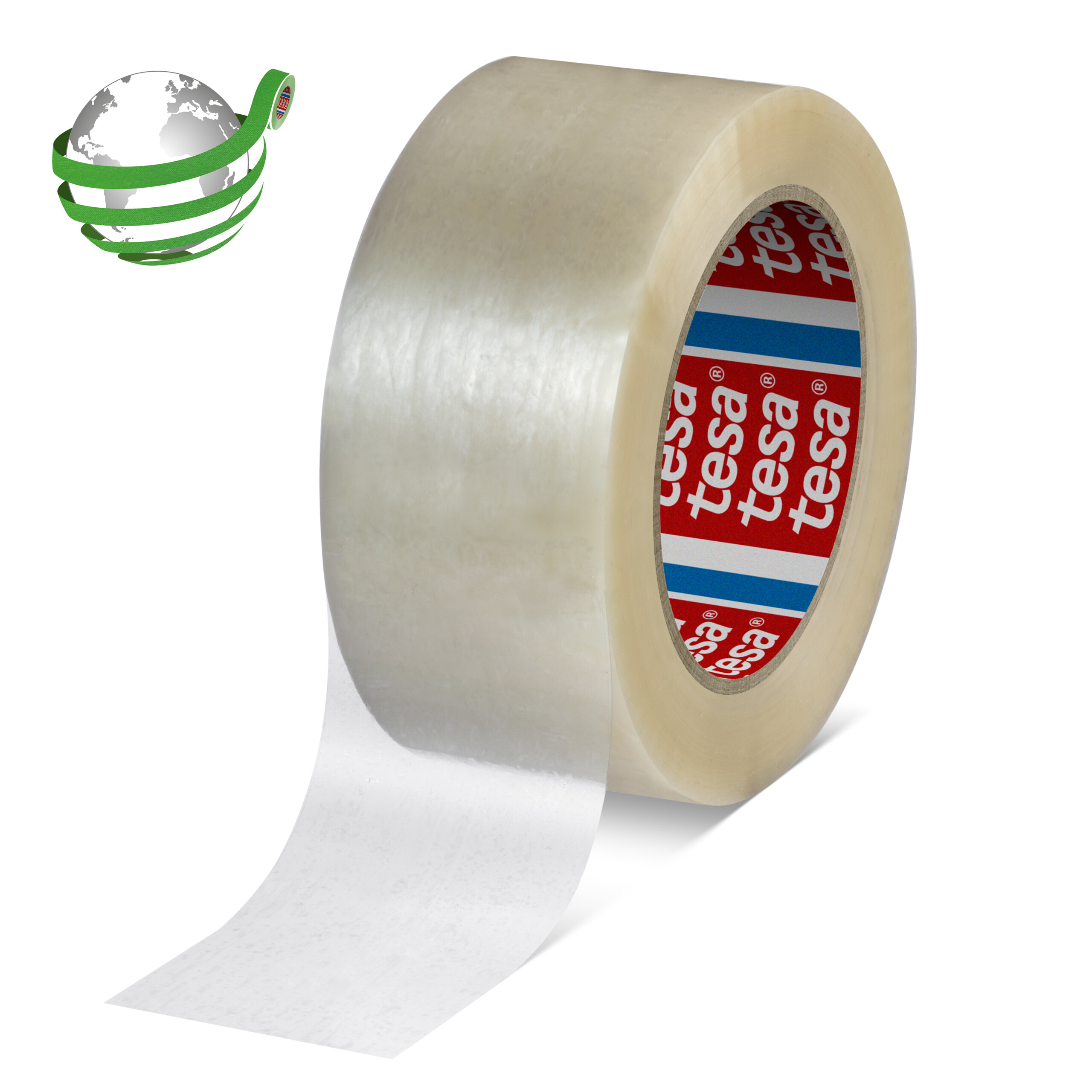 photo TESA Ruban d'emballage 50mmx132m 604180000000 PET recyclé, transparent
