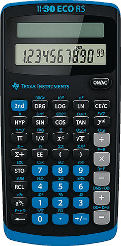 TEXAS INSTRUMENTS Calculator School TI-30 eco RS RS