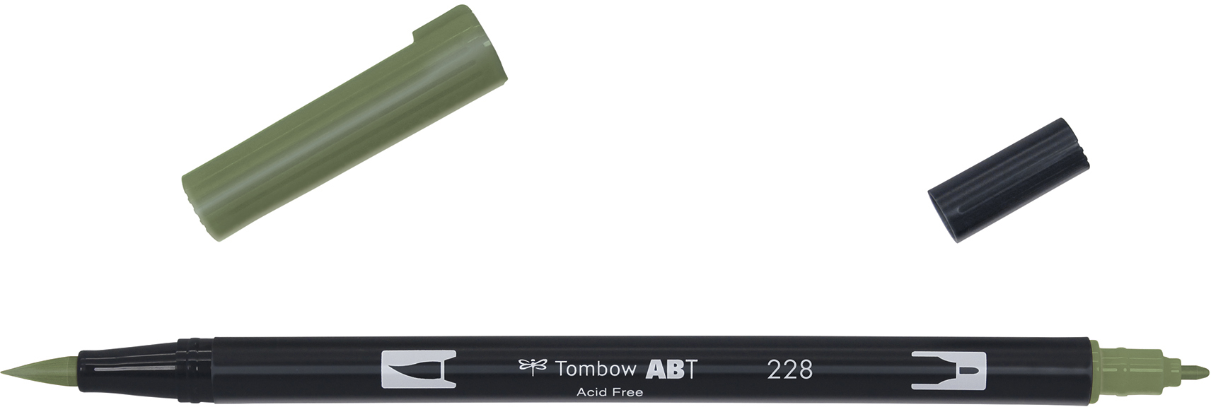 TOMBOW Dual Brush Pen ABT 228 vert-de-gris