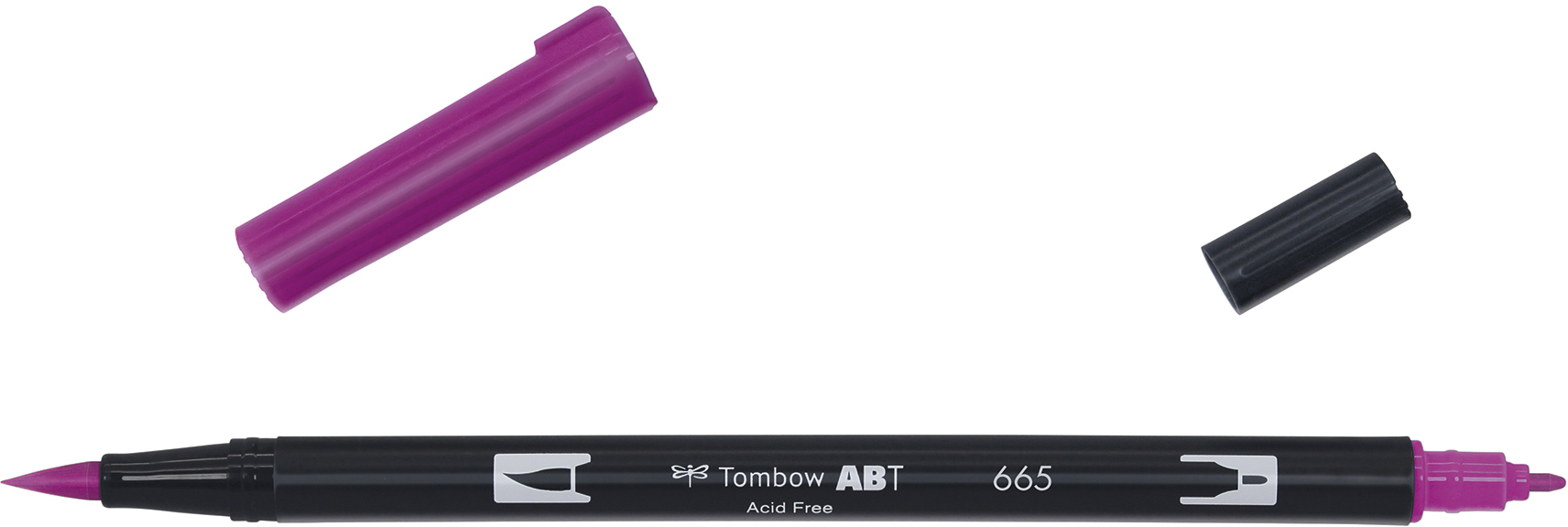 TOMBOW Dual Brush Pen ABT 665 pourpre