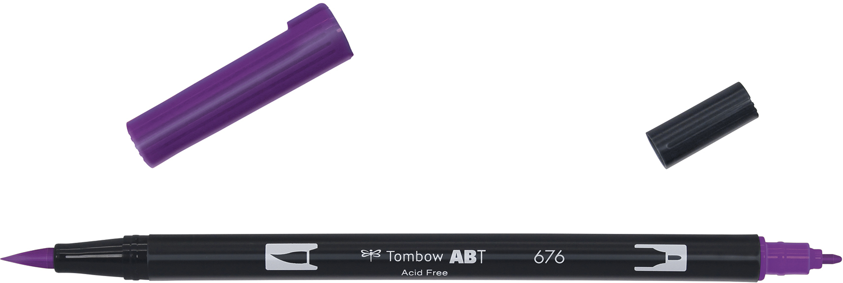 TOMBOW Dual Brush Pen ABT 676 royal purple