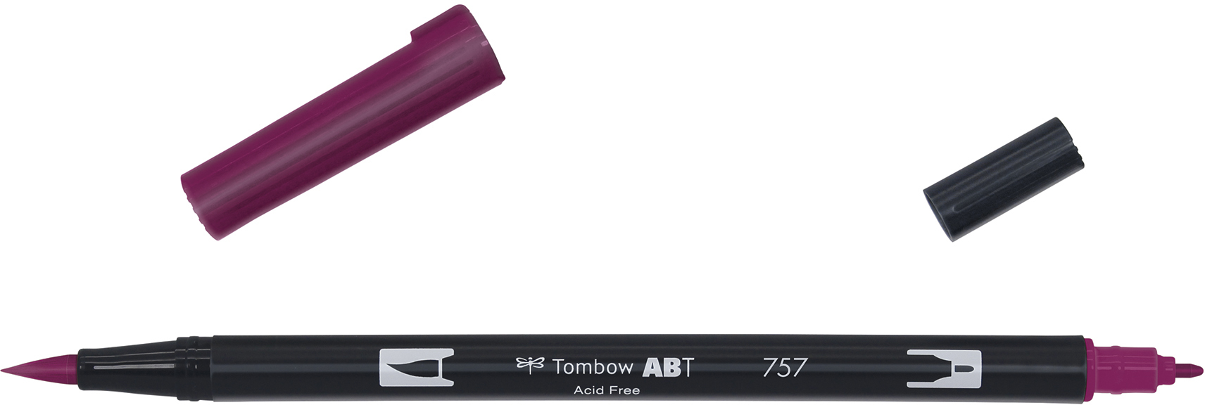 TOMBOW Dual Brush Pen ABT 757 bordeaux