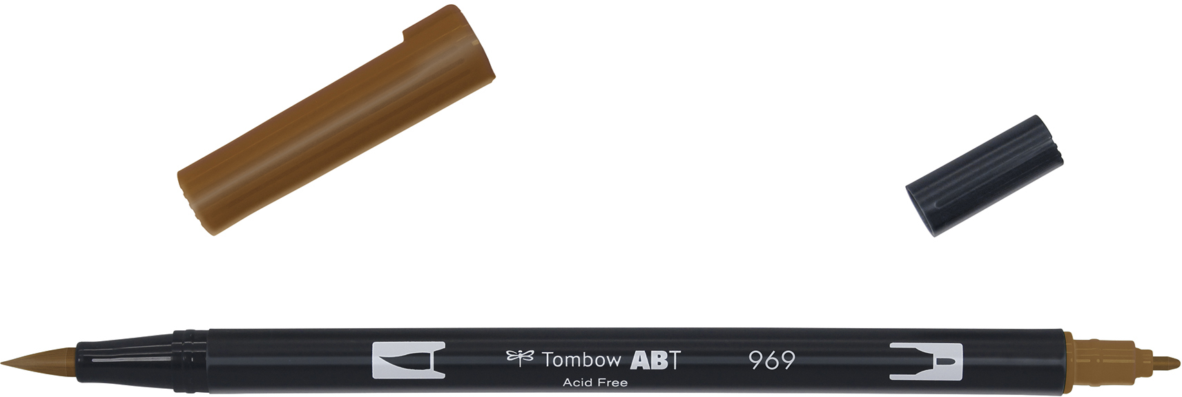 TOMBOW Dual Brush Pen ABT 969 chocolate