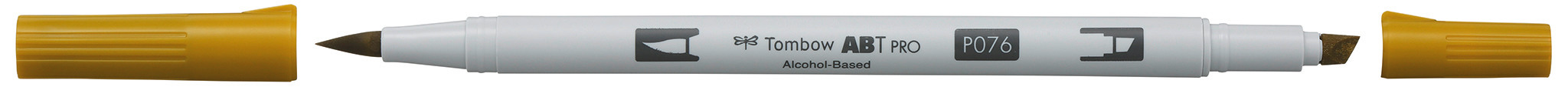 TOMBOW Dual Brush Pen ABT PRO ABTP-076 green ochre