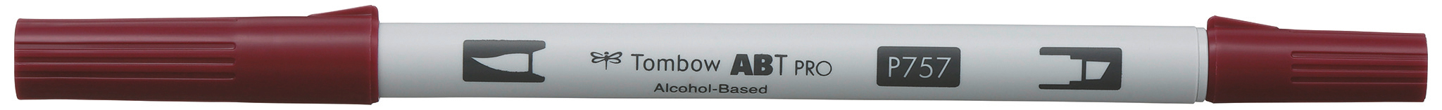 TOMBOW Dual Brush Pen ABT PRO ABTP-757 port red