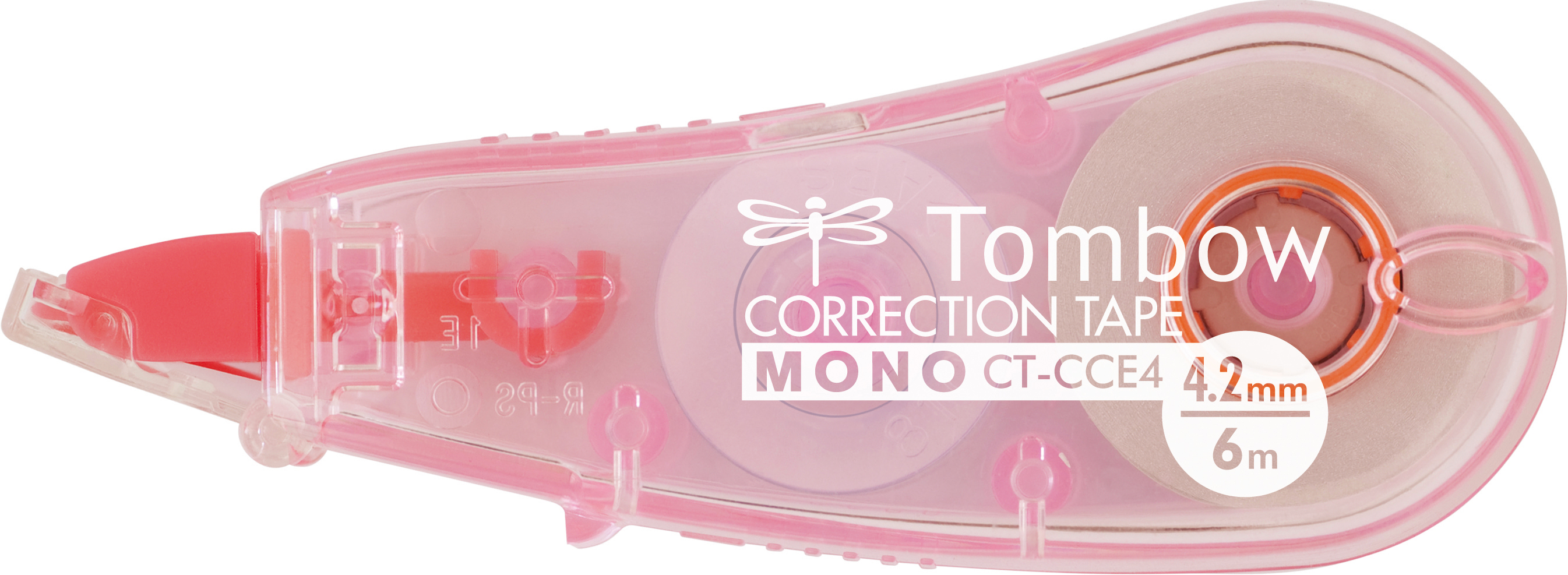 TOMBOW Roller de correction 4,2mm CTCCE4PKB MONO Micro, rosa MONO Micro, rosa