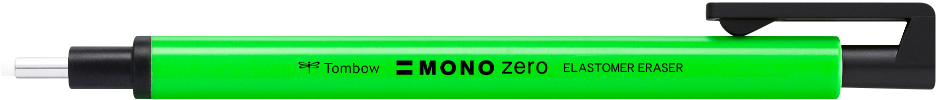 TOMBOW Gomme Mono Zero 2.3mm EH-KUR63 neon-vert,