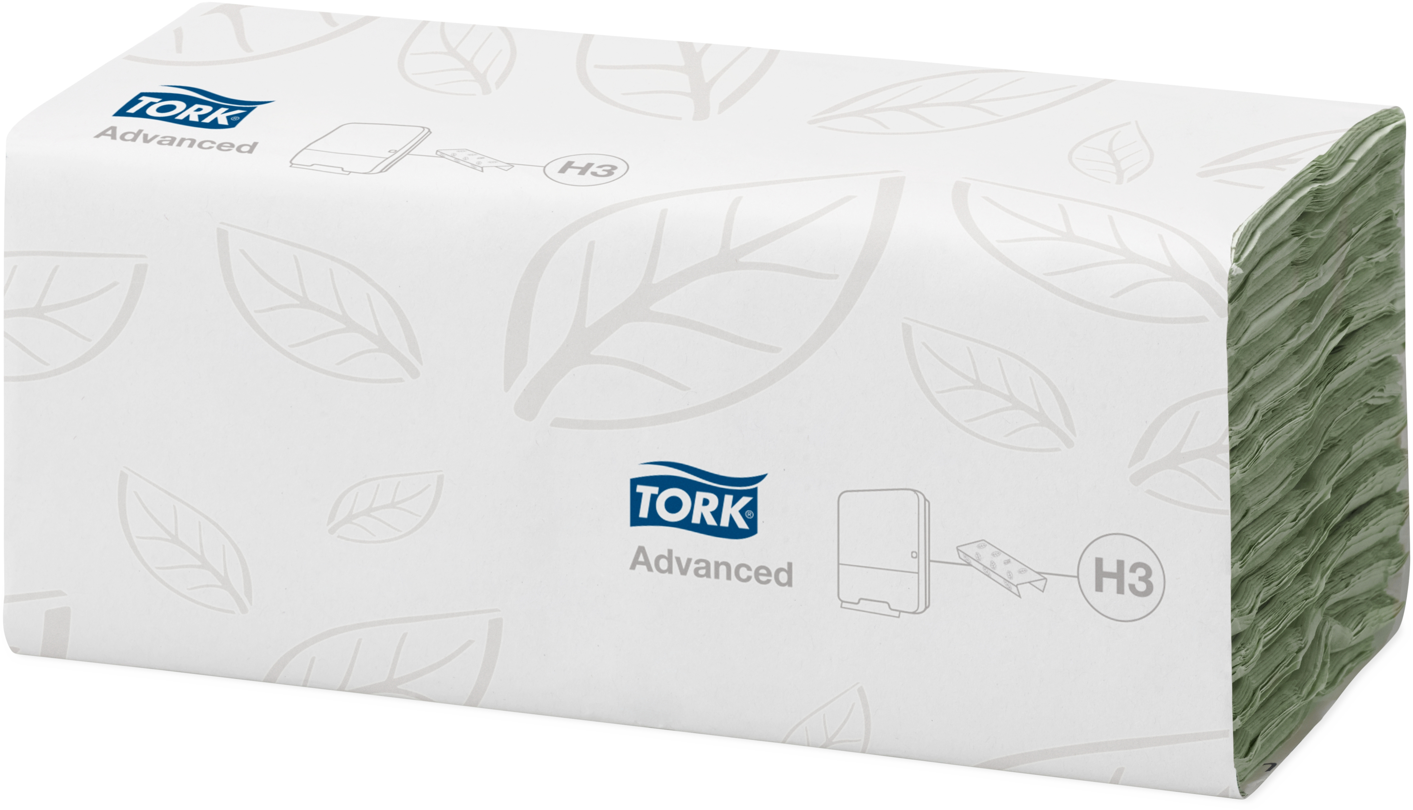 TORK Serviette pliante Advanced H3 290280 C-pliage, 2 plis 2560 pcs.