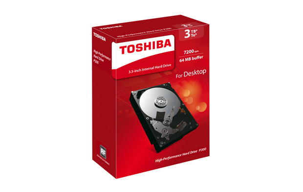 TOSHIBA HDD P300 High Performance 3TB HDWD130EZSTA internal, SATA 3.5 inch